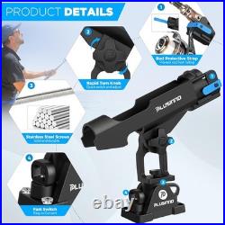 Adjustable 360° Fishing Rod Holders with Strap Ideal for Boat & Kayak Fishing Adjustable 360° Fishing Rod Holders with Strap Ideal for Boat & Kayak Fishing