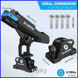Adjustable 360° Fishing Rod Holders with Strap Ideal for Boat & Kayak Fishing Adjustable 360° Fishing Rod Holders with Strap Ideal for Boat & Kayak Fishing