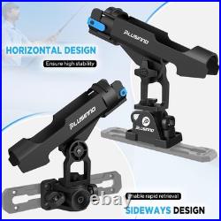 Adjustable 360° Fishing Rod Holders with Strap Ideal for Boat & Kayak Fishing Adjustable 360° Fishing Rod Holders with Strap Ideal for Boat & Kayak Fishing