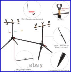 Adjustable Retractable Carp Fishing Rod Pod Stand Holder Fishing Pole Pod Stand