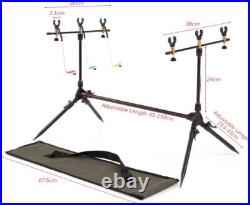 Adjustable Retractable Carp Fishing Rod Pod Stand Holder Fishing Pole Pod Stand