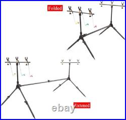 Adjustable Retractable Carp Fishing Rod Pod Stand Holder Fishing Pole Pod Stand