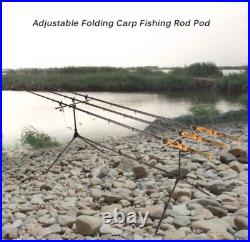 Adjustable Retractable Carp Fishing Rod Pod Stand Holder Fishing Pole Pod Stand
