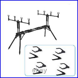 Adjustable Retractable Carp Fishing Rod Pod Stand Holder Foldable Fishing F9G4