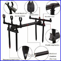 Adjustable Retractable Carp Fishing Rod Pod Stand Holder Pole Stand Accessory
