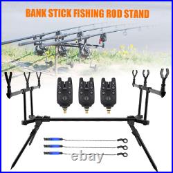 Adjustable Retractable Carp Fishing Rod Stand Holder Fishing Pole Pod