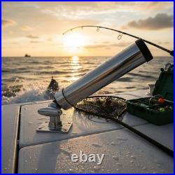 Adjustable Rod Holder Robust Duty Boat Rod Holder 360 Degree Rotation