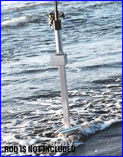 Aluminum Fishing Rod Holder Sand Pike for Shore Beach Surf Fishing Shark