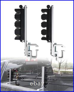 Aluminum Fishing Rod Holder for Truck Bed Holds 4 Fishing Rods Truck Bed Fish