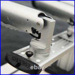 Aluminum Fishing Rod Holder with Six Locking Positions for Versatile Angling