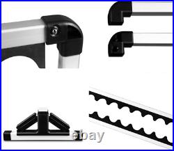 Aluminum Fishing Rod Rack Holds 24 Rods, Perfect for Garage or Home Storage