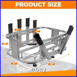 Aluminum Jet Ski PWC Fishing Rod Rack & Cooler Combo Compatible with RotoPax