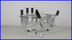 Aluminum Jet Ski PWC Fishing Rod Rack & Cooler Combo Compatible with RotoPax