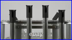 Aluminum Jet Ski PWC Fishing Rod Rack & Cooler Combo Compatible with RotoPax