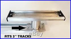 Aluminum Pedestal Track System 12 fishing rod holder tracks. New High Seas Gear
