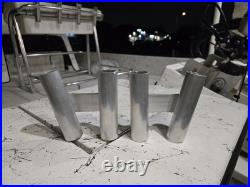 Aluminum Rod Double Holder 1.25 ID Welded Left & Right Side Angled Combo Aluminum Rod Double Holder 1.25 ID Welded Left & Right Side Angled Combo