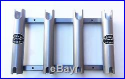 Aluminum Rod Storage Holder 4 with Cutouts. Rod Holders. Racks. High Seas Gear