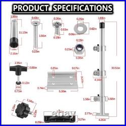 Aluminum Trolling Rod Holder Tree Boat Rod Tree Rod Holder Tree 360° Horizontal
