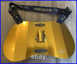 Alutecnos Fishing Fighting Belt Rod Harness with Swiveling Rod Holder Made Italy