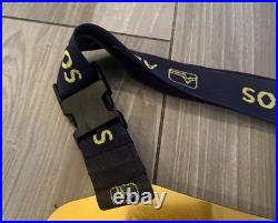 Alutecnos Fishing Fighting Belt Rod Harness with Swiveling Rod Holder Made Italy