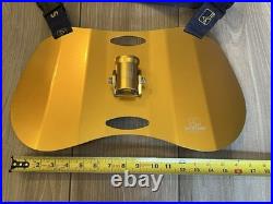 Alutecnos Fishing Fighting Belt Rod Harness with Swiveling Rod Holder Made Italy