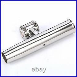 Amarine Made 4X 316 Stainless Steel Clamp on Fishing Rod Holder Rails 7/8 to 1