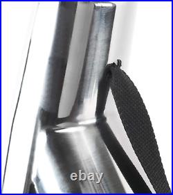 Amarine Made 2-Pack Stainless Steel Outrigger Boat Fishing Rod Holders – 316 Marine Grade – Silver