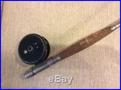 Antique Split Bamboo Fly Rod With Holder