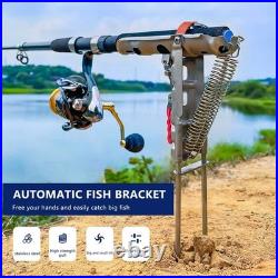 Automatic Fishing Rod Holder Stainless Steel Bracket Support 1-5pcs