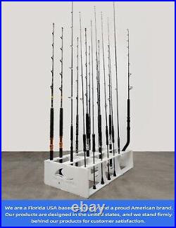 BLUEWING Fishing Rod Storage Rack Rod Holder for 45 Rods Reel Combos US Seller