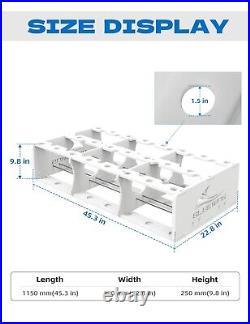 BLUEWING Fishing Rod Storage Rack Rod Holder for 45 Rods Reel Combos US Seller