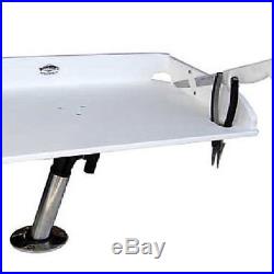 Bait Board Table With Swivel Mount Boat Accessory Fishing Rod Reel Holder Hunting