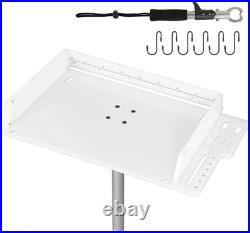 Bait Cutting Board For Boat with Scale Adjustable Rod Holder