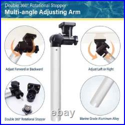 Bait/Filet Mate Table Rod Holder Mount, Boat Knife Cutting Board Fish Station