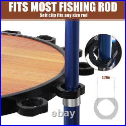 Belicheto Vertical Fishing Rod Holder, 360 Degree Rotating Fishing Rod Rack, Rou