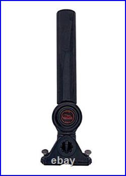 Bert's Custom Tackle Rod Holder New Adjustable Ratchet, Black Lexan Plastic