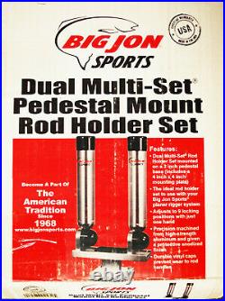 Big Jon Dual Muti Set Rod Holders RH02432 New Old Stock