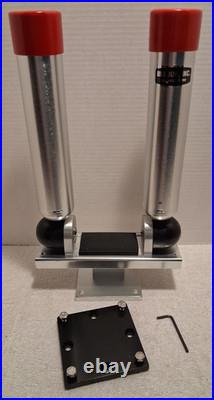 Big Jon Dual Rod Holder Pedistal withMounting Plate, Never Used, Trolling Systems