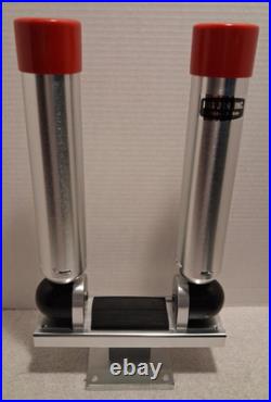 Big Jon Dual Rod Holder Pedistal withMounting Plate, Never Used, Trolling Systems