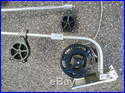Big Jon Electric Downrigger withRod Holder Set of 2 and Extras For Parts or Repair