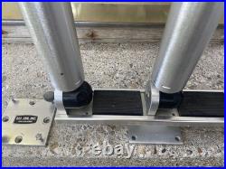 Big Jon Pedestal Mount Triple Rod Holders With Mounting Plate