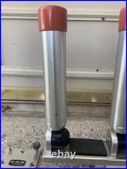 Big Jon Pedestal Mount Triple Rod Holders With Mounting Plate