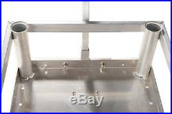 Bimini Beach Wagon-Four Rod Holders-No-Rust-Sand Tires- Aluminum-Made In USA