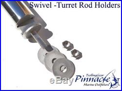 Blue fin Tuna / Swordfish Commercial Grade Swivel Rod Holder 316 Stainless NEW