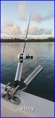 Boat Cleat rod holders No drilling stainless steel strong and removable ...