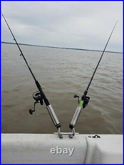 Boat Cleat rod holders No drilling stainless steel strong and removable