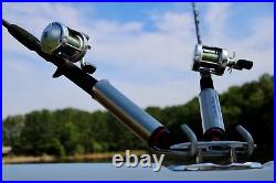 Boat Cleat rod holders No drilling stainless steel strong and removable