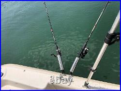 Boat Cleat rod holders No drilling stainless steel strong and removable