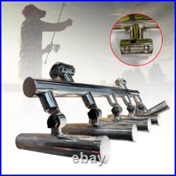 Boat Fishing Rod Holder 5 Tube on 1''-1-1/4'' Stainless Steel Inserted Boat Fishing Rod Holder 5 Tube on 1''-1-1/4'' Stainless Steel Inserted