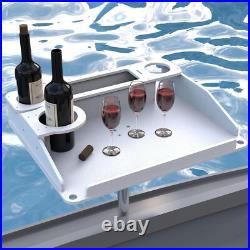 Boat Table withRod Holder Mount Portable Boat Caddy Organizer Marine Table Utility Boat Table withRod Holder Mount Portable Boat Caddy Organizer Marine Table Utility